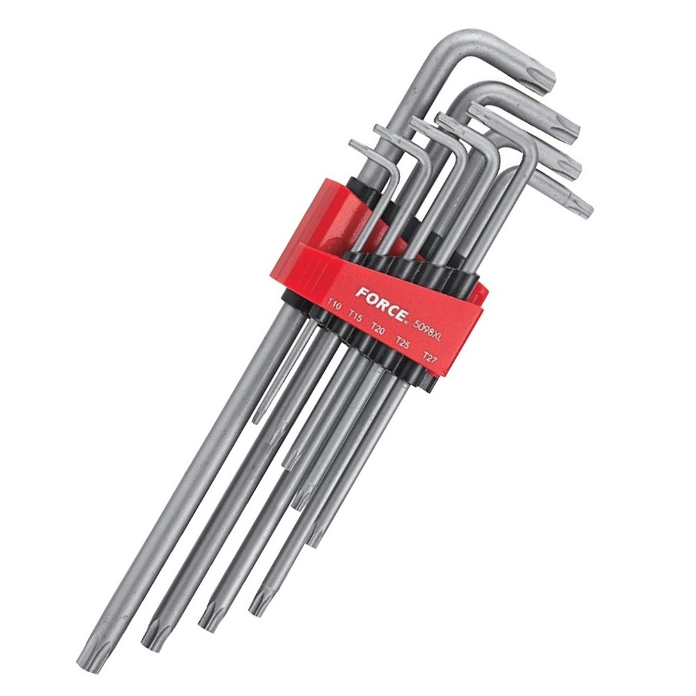 Force 9pc Extra long star key set