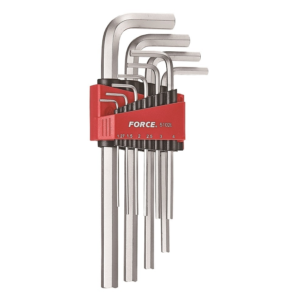 Force 10pc Long hex key set
