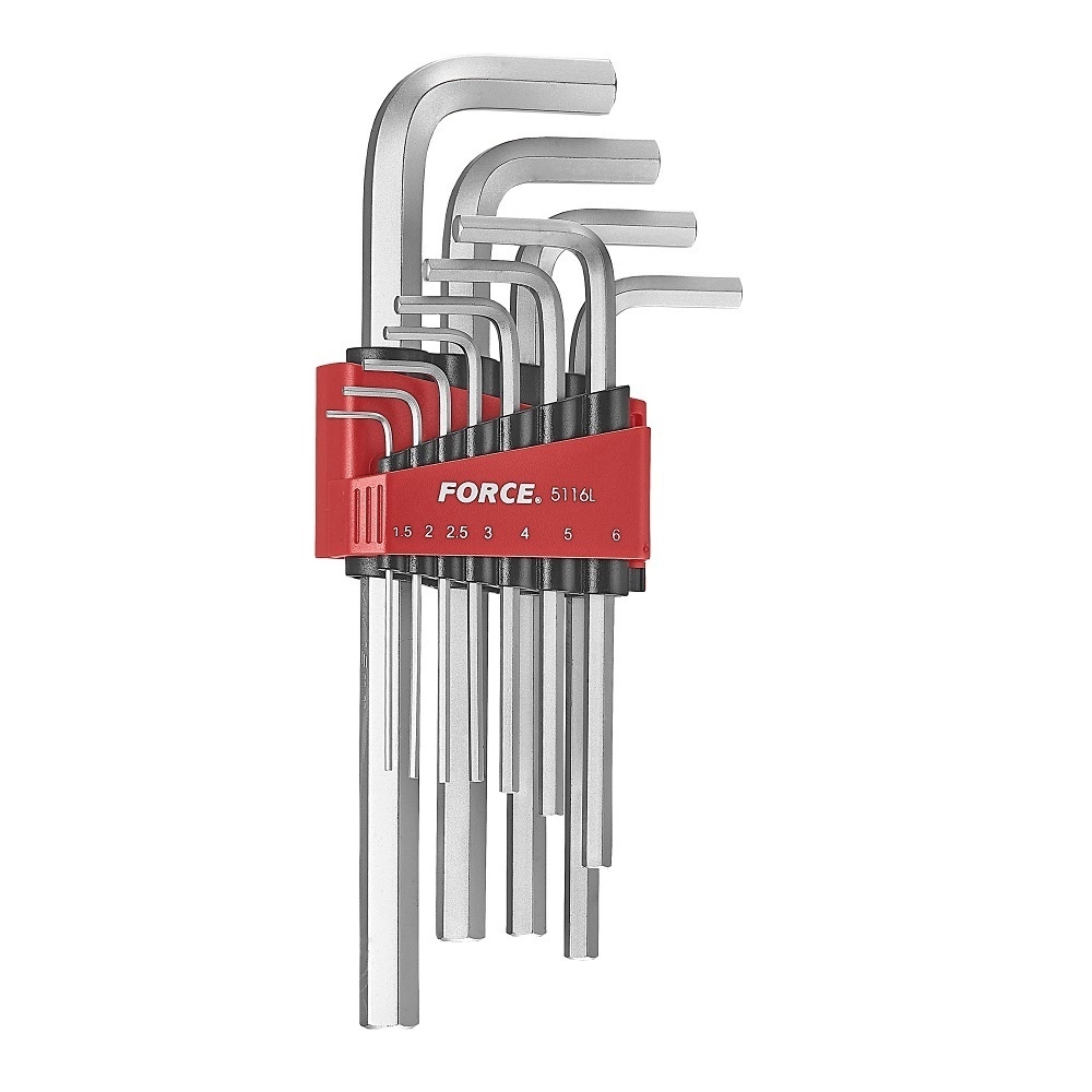 Force 11pc Long hex key set