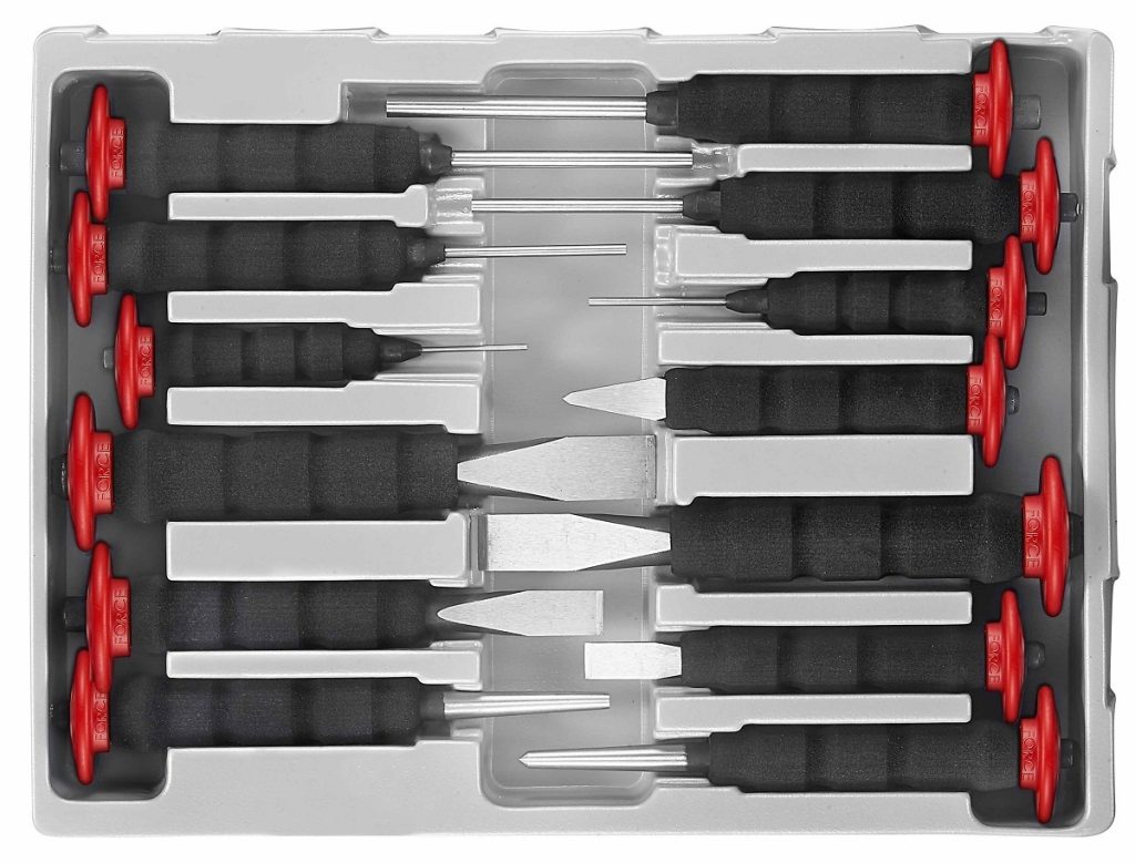 Force Quakeproof chisel & punch set 13pc