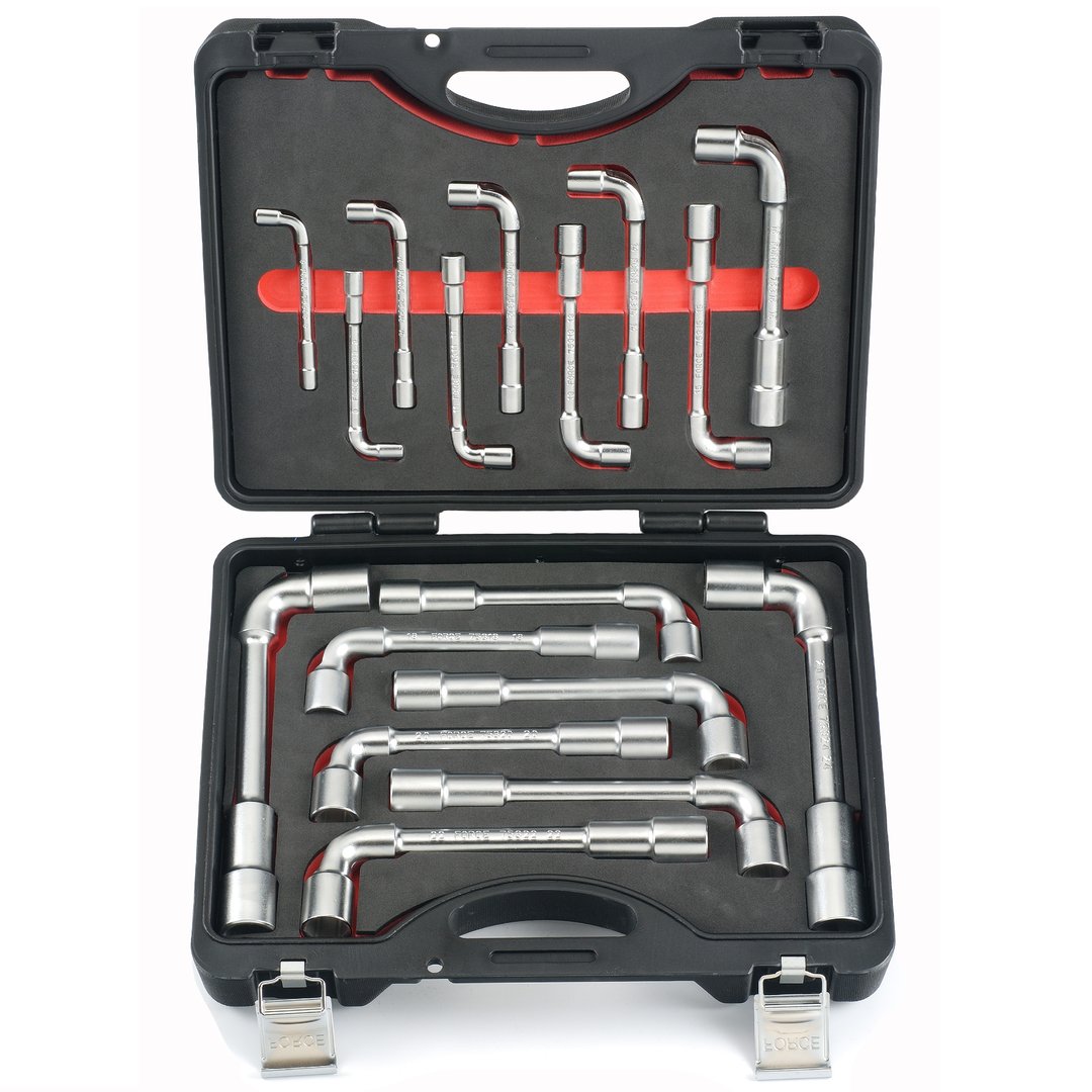 Force 17pc Angle 6pt.-6pt. socket wrench set