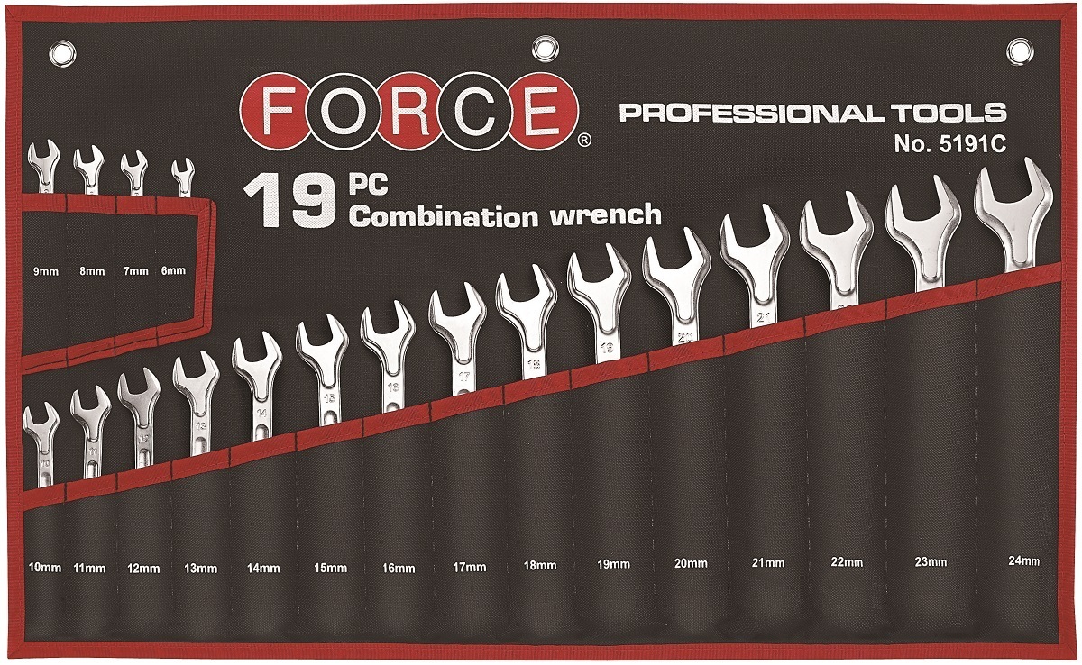 Force 19pc Combination wrench set
