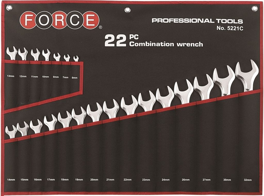 Force 22pc Combination wrench set