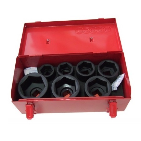 Force 7pc 3/4"DR. 6pt. Flank impact socket set