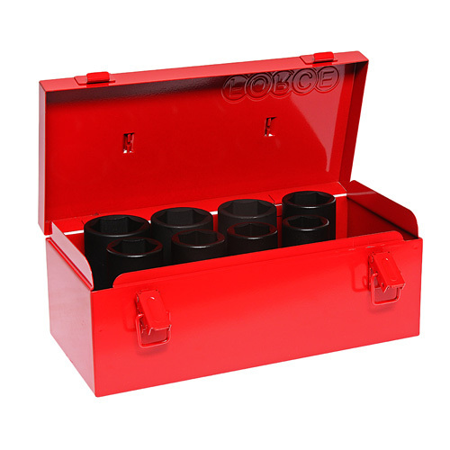 Force 8pc 3/4"DR. 6pt. Flank deep impact socket set