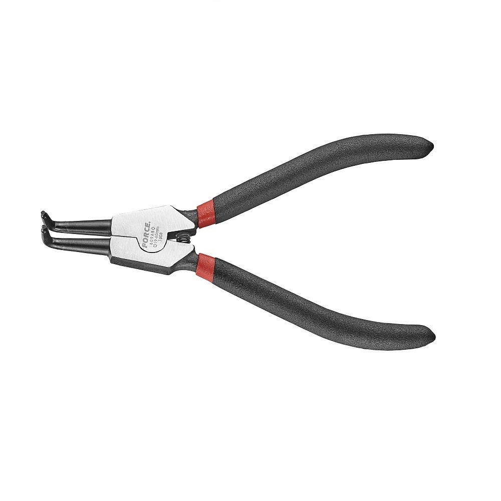 Force 609ABO Snap ring pliers External 90° bent tip (open)