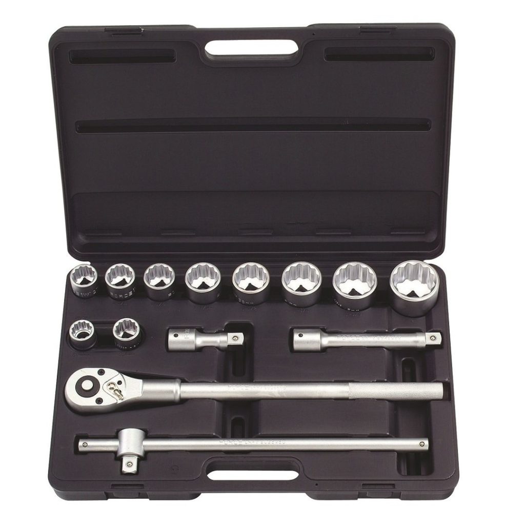 Force 14pc 3/4"DR. Socket combintaion set
