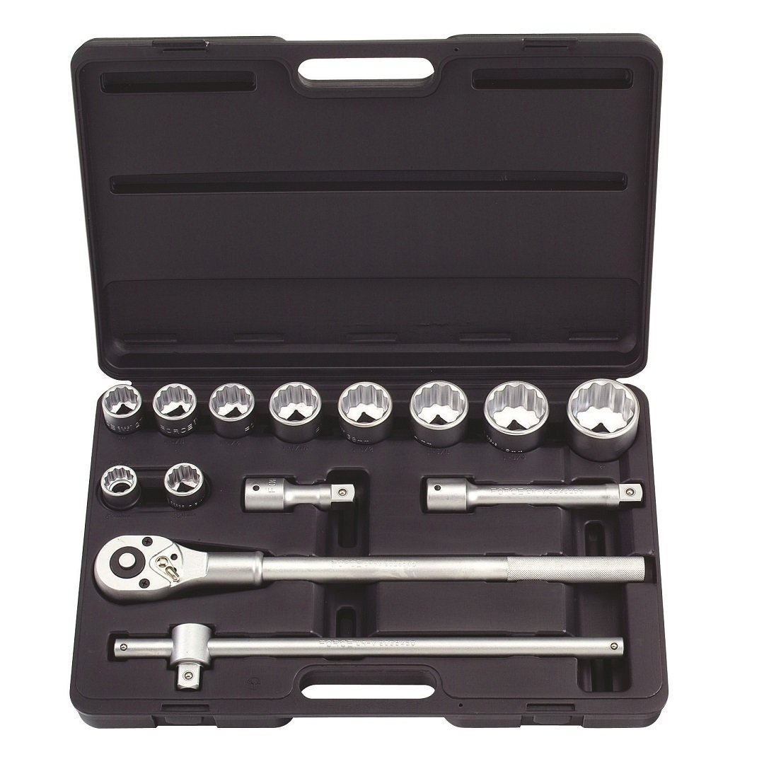 Force 14pc 3/4"DR. Socket combintaion set