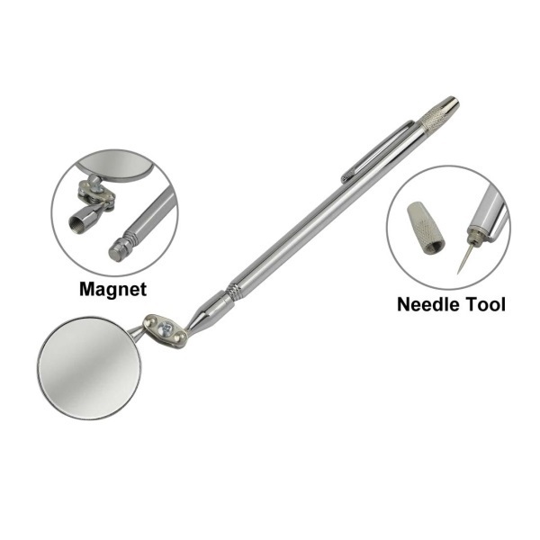 Force Magnetic Pick Up Tool, Mirror & Needle