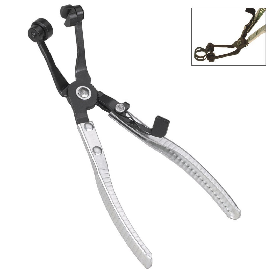 Force Angled flat band hose clamp pliers