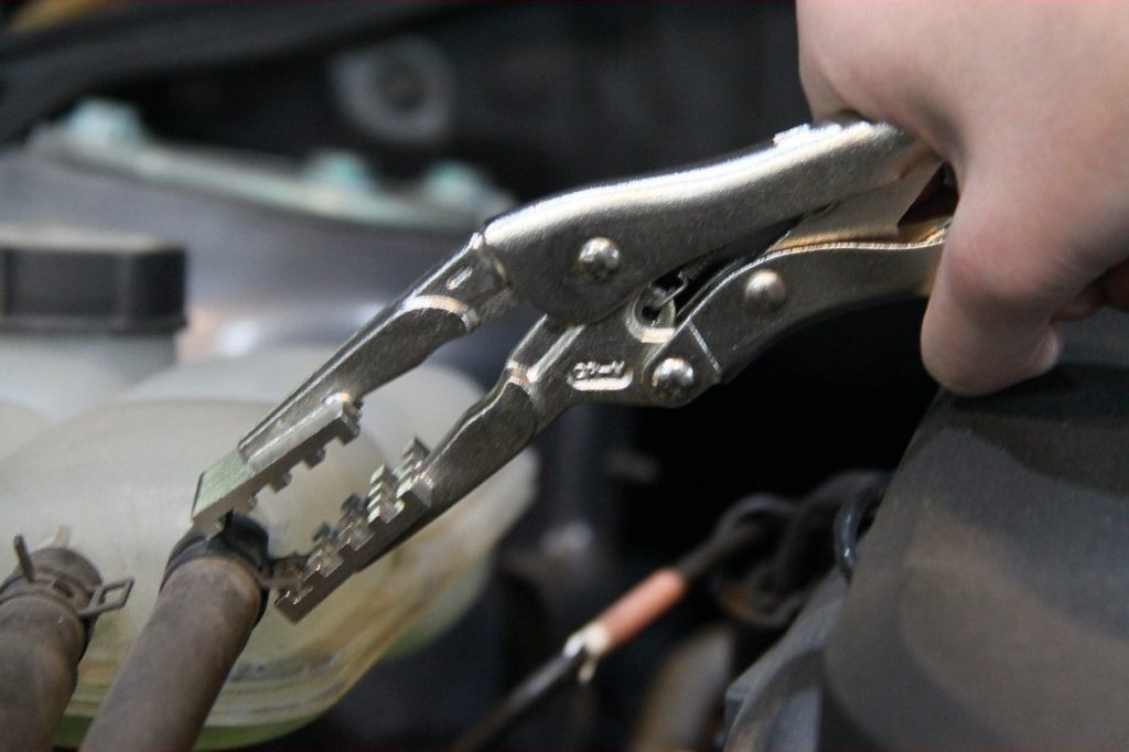 Force Hose Clamp Locking Pliers