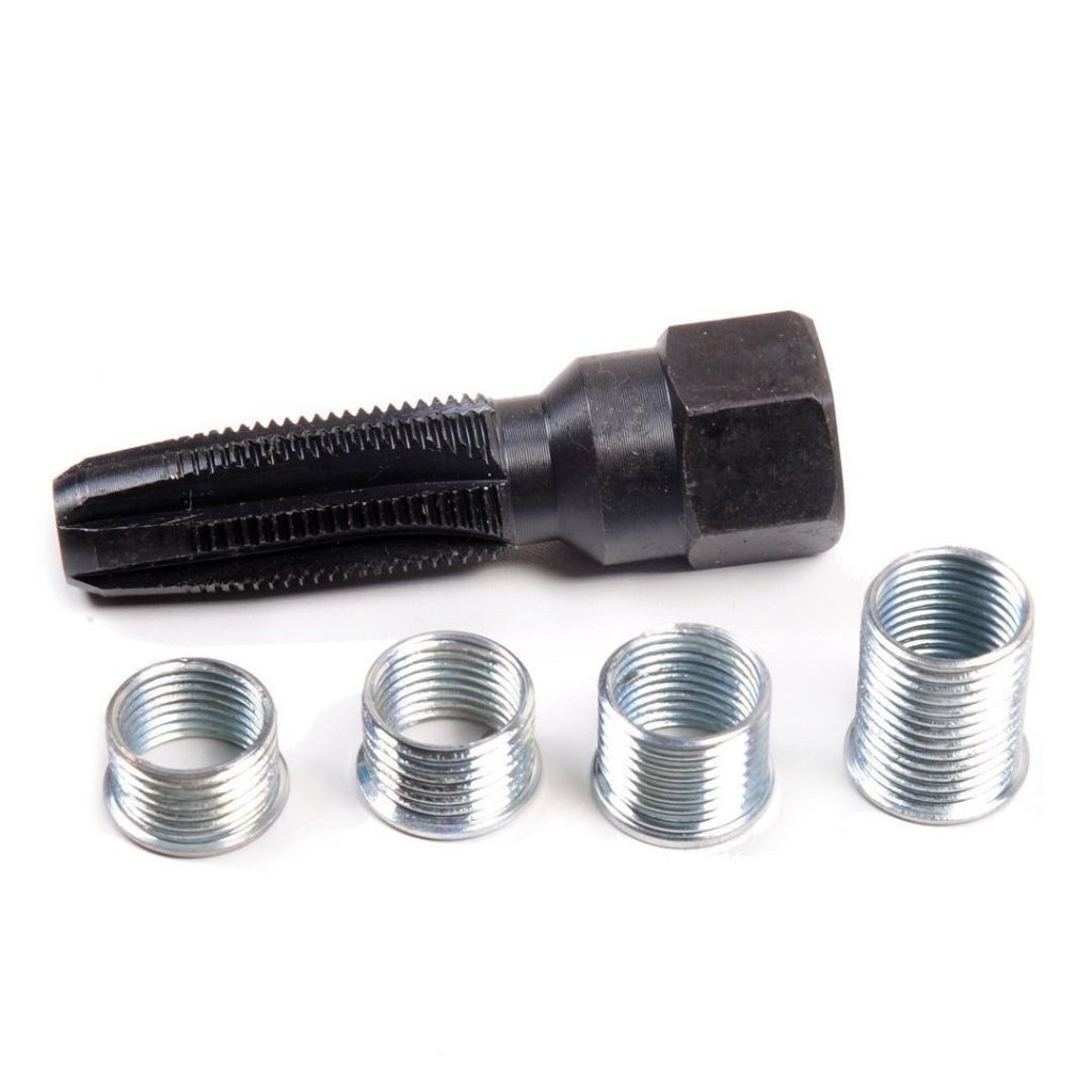 Force 5pc Spark plug rethreader set