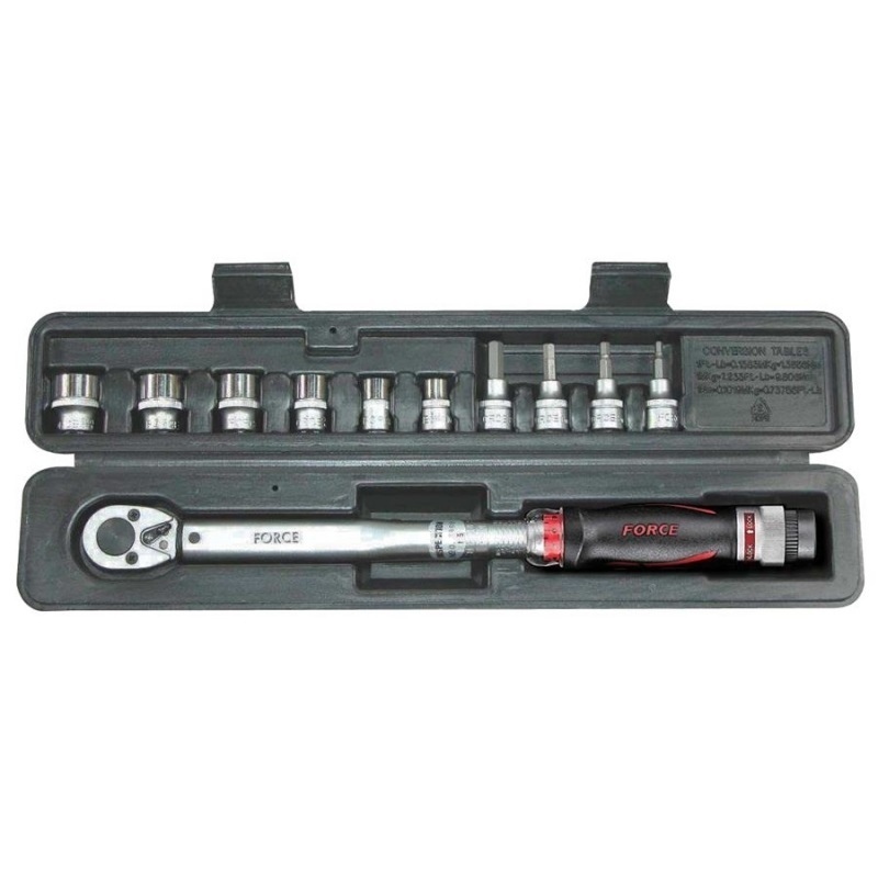 Force 11pc 3/8"DR. Torque wrench set