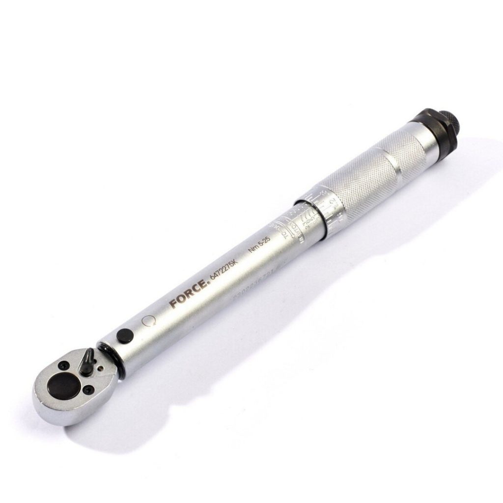 Force 1/4" Tone control torque wrench 270mmL 5 ~ 25Nm