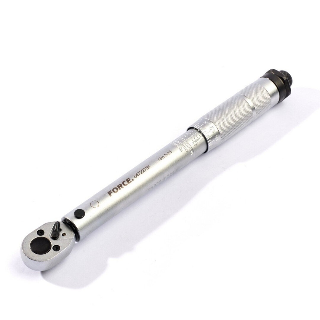 Force 1/4" Tone control torque wrench 270mmL 5 ~ 25Nm