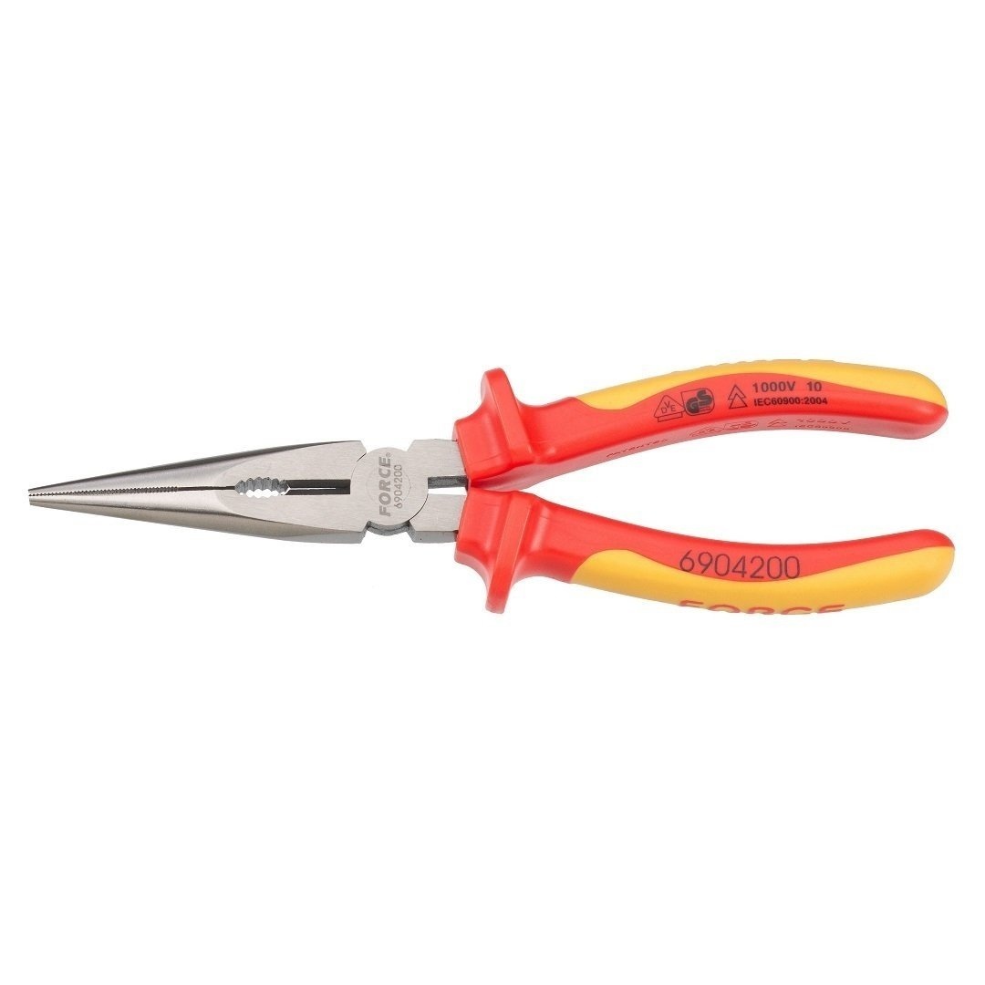 Force Insulated long nose pliers