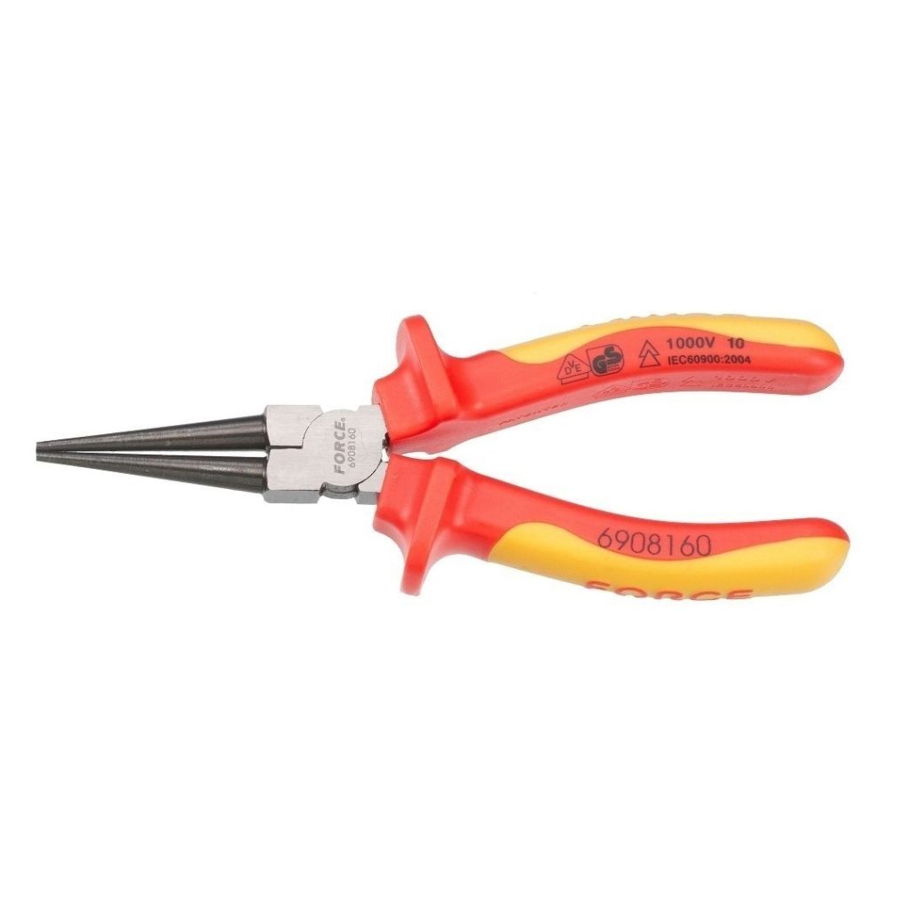 Force Insulated long round nose pliers