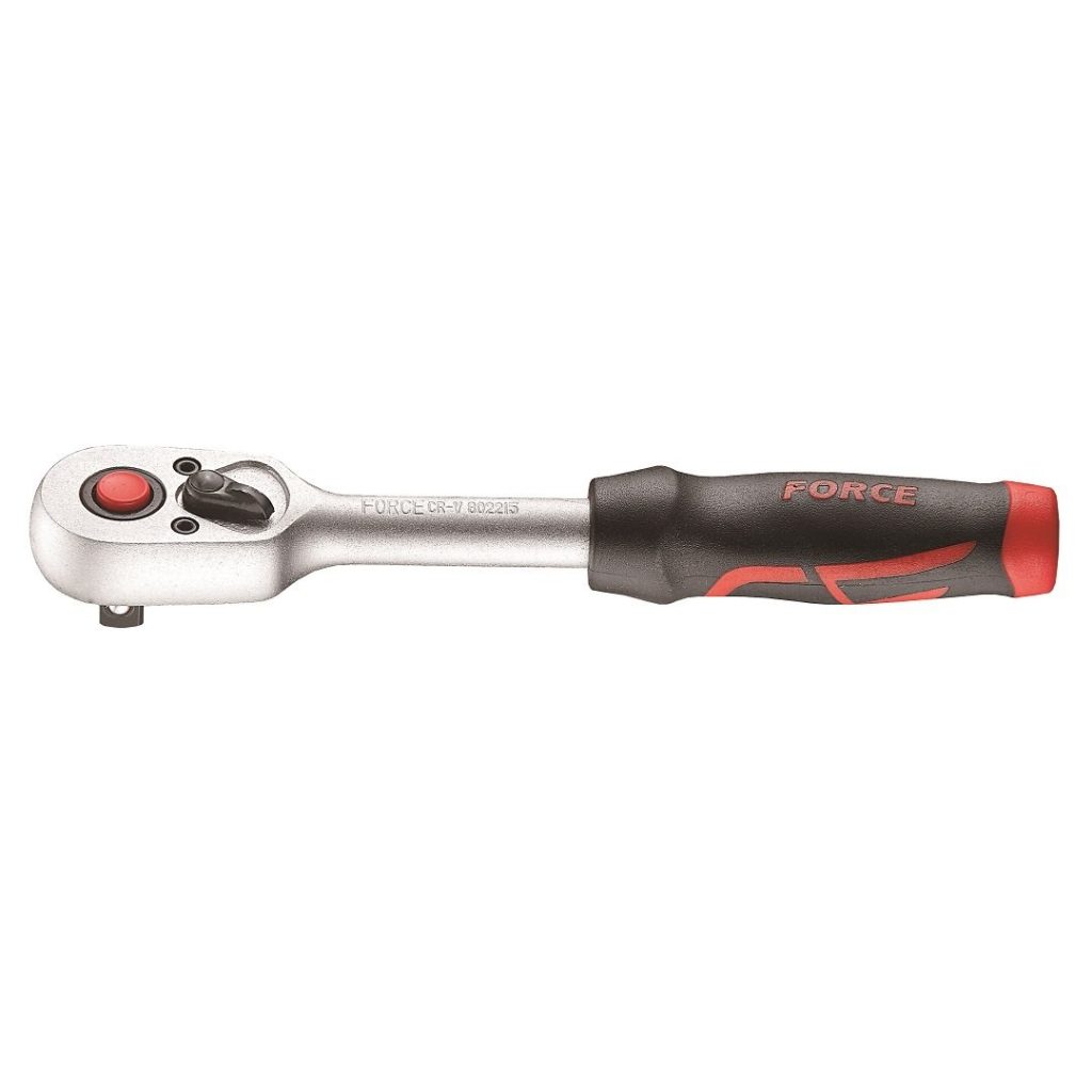 Force 1/4"DR. QR pear ratchet handle 20teeth 133mm