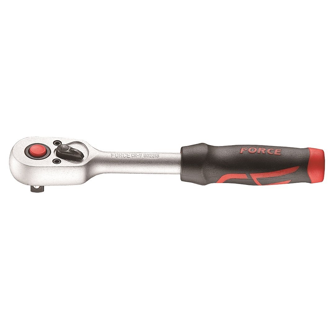 Force 1/4"DR. QR pear ratchet handle 20teeth 133mm