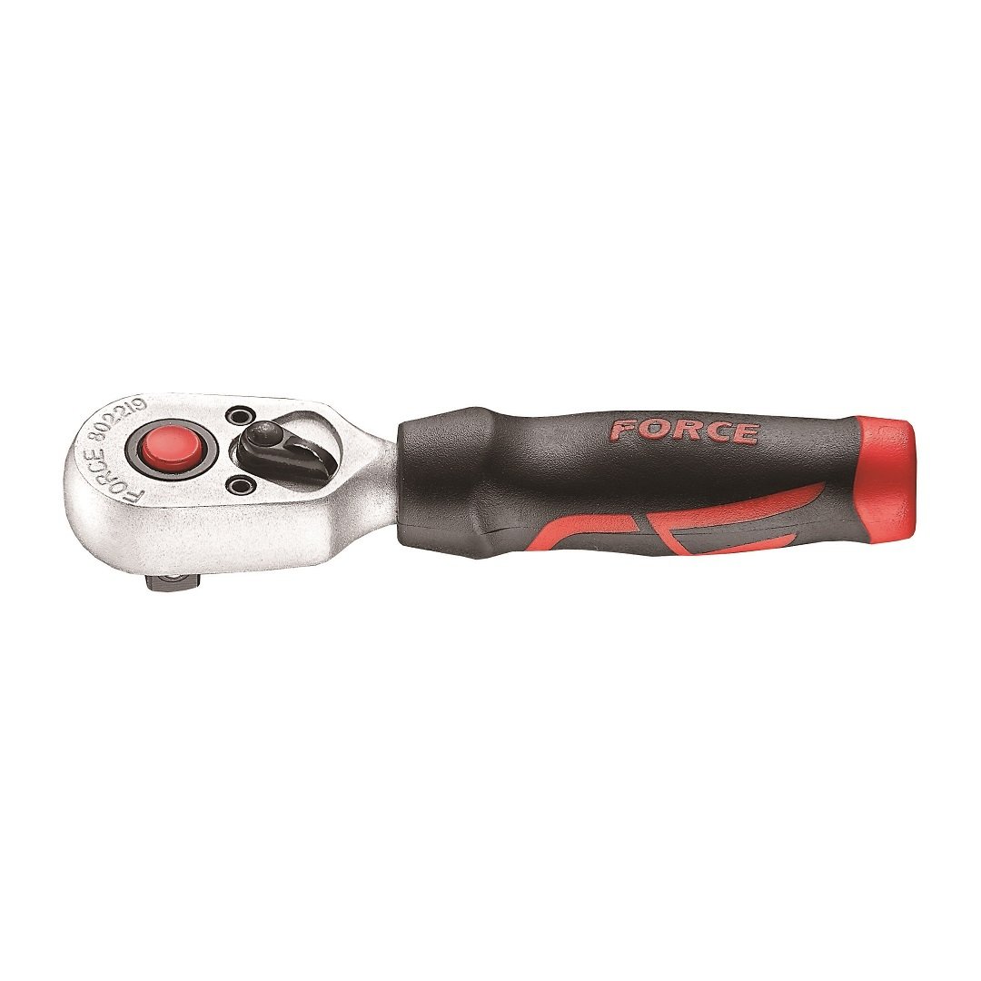 Force 1/4"DR. QR stubby pear ratchet handle 20teeth 100mm