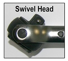 Force 1/4" Swivel head ratchet handle 148mm