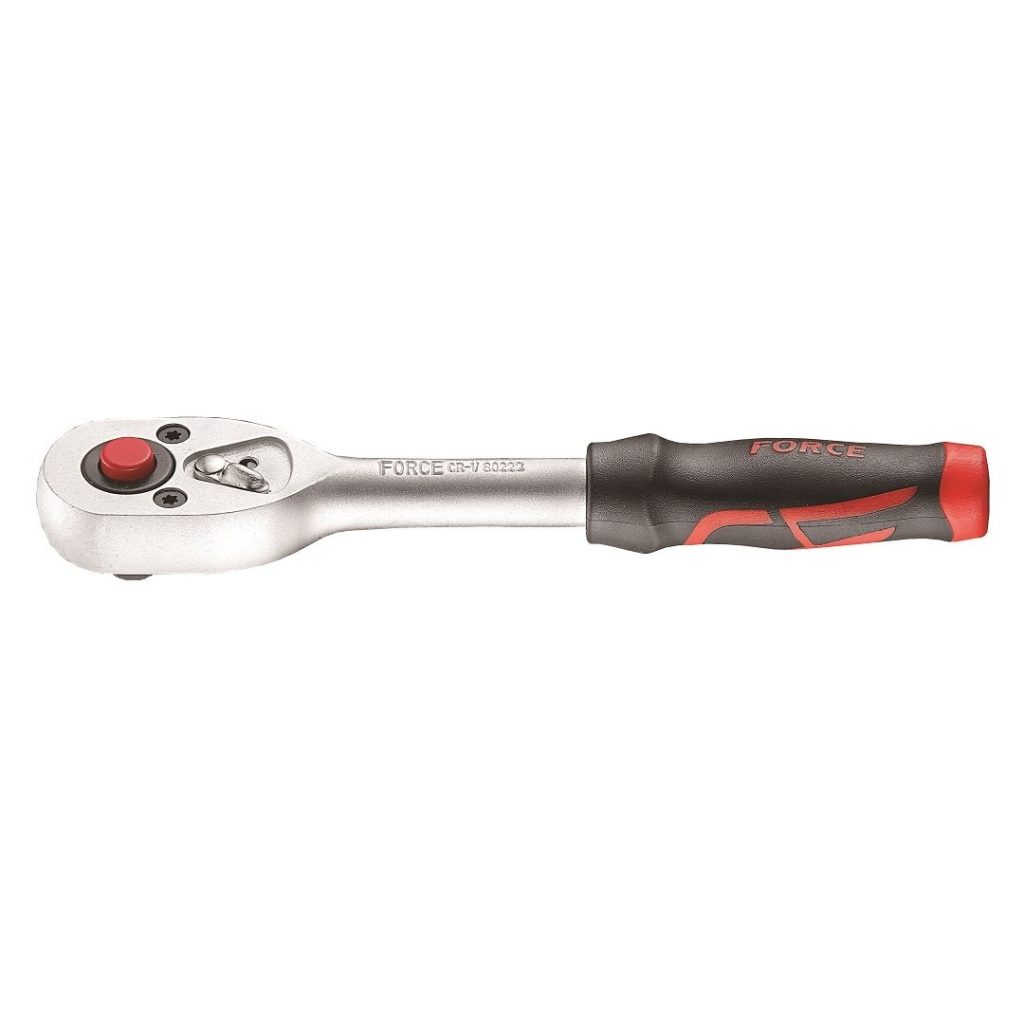 Force 1/4"DR. QR pear ratchet handle 24teeth 143mm
