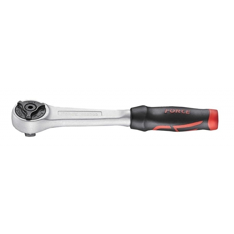 Force 3/8"DR. Round ratchet handle 72teeth 188mm