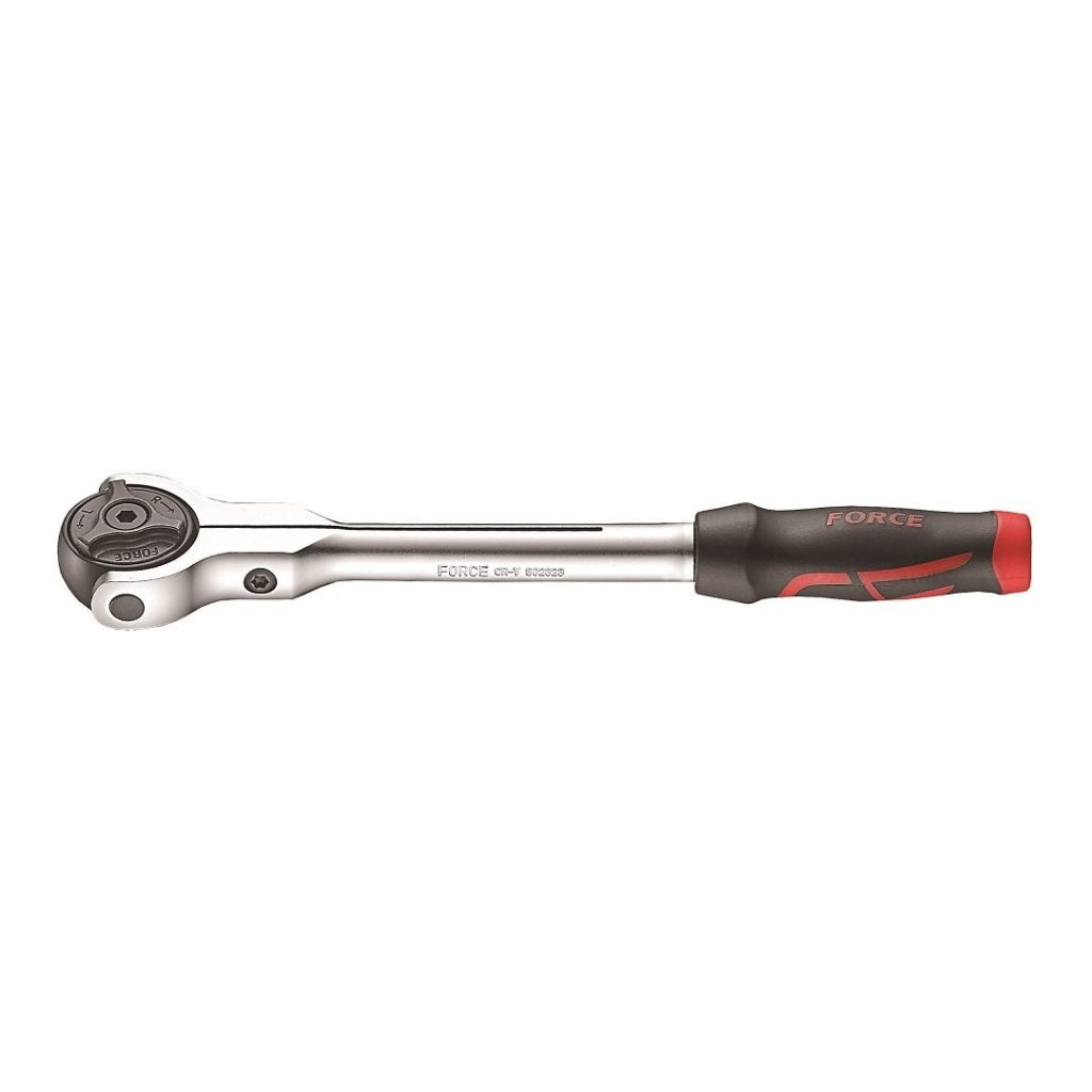 Force 3/8" Swivel head ratchet handle 230mm