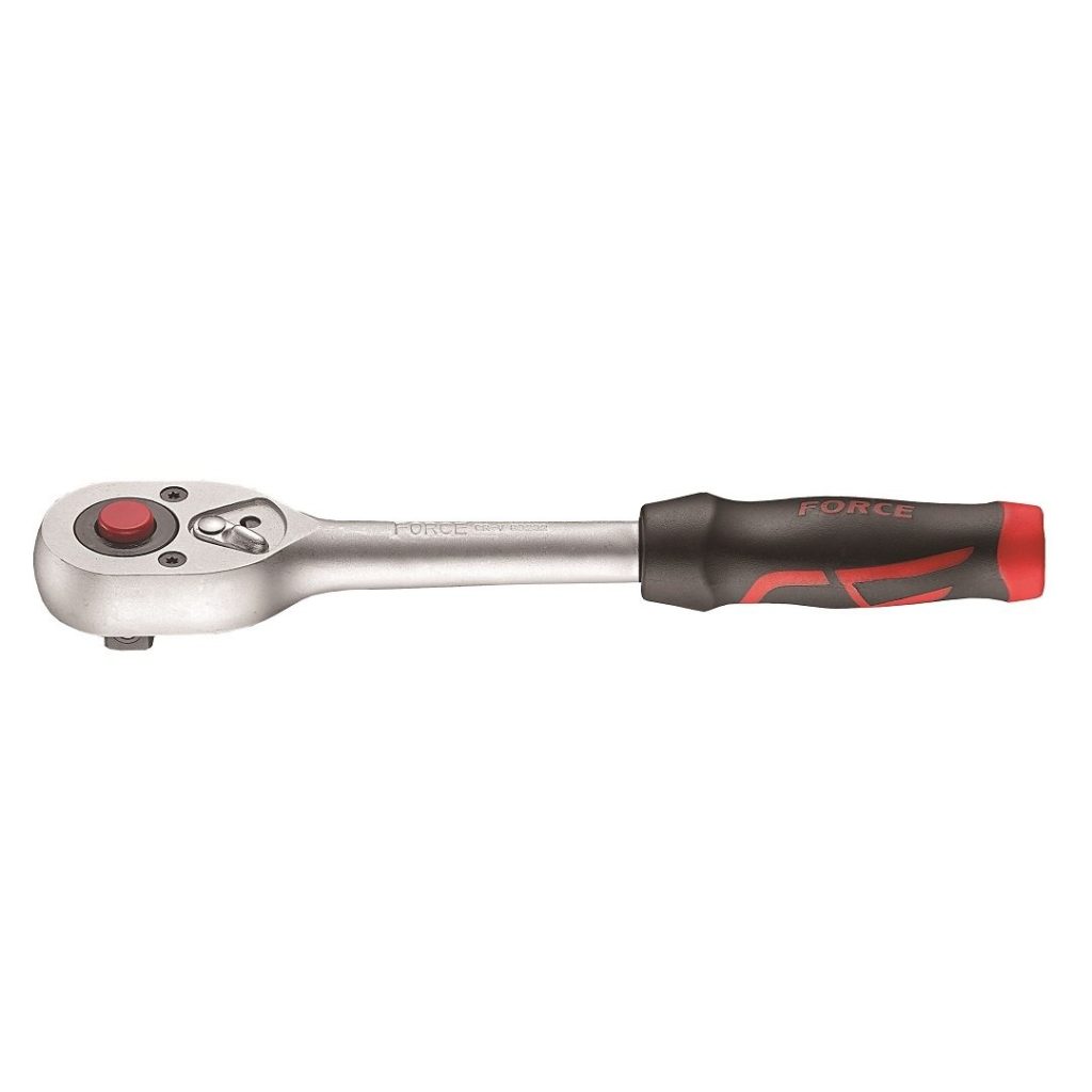 Force 3/8"DR. QR pear ratchet handle 24teeth 200mm