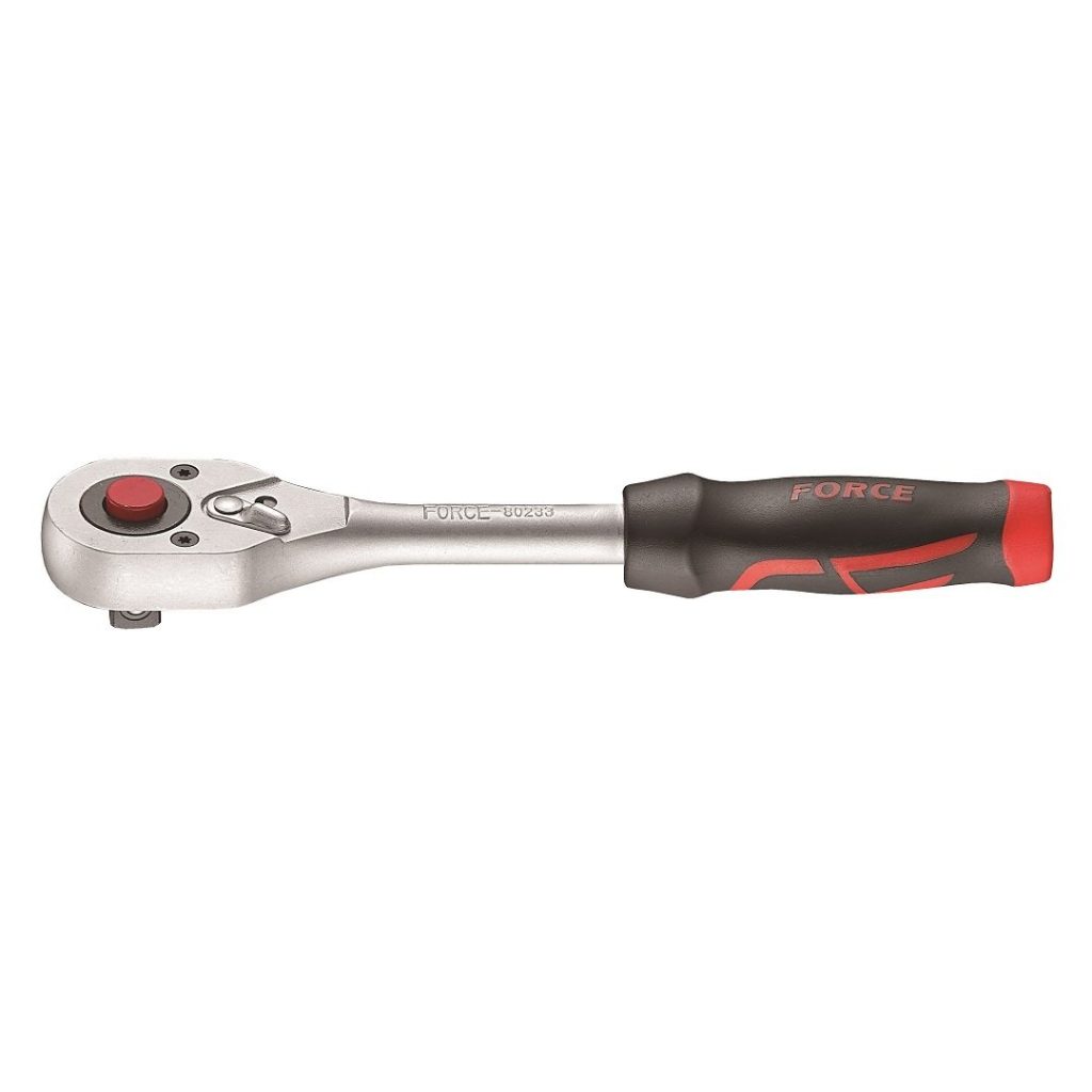 Force 3/8"DR. QR thin pear ratchet handle 24teeth 189mm