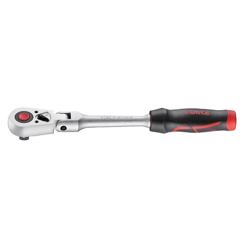 Force 1/2"DR. QR flexible pear ratchet handle 36teeth 306mm