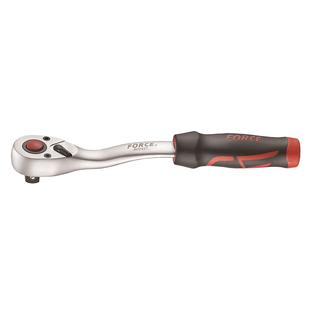Force 1/2"DR. QR curved-shank ratchet handle 36teeth 263mm