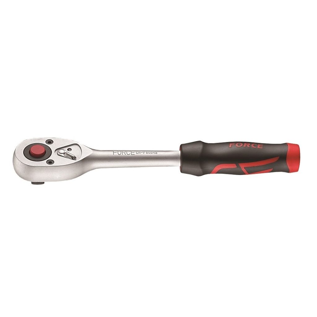 Force 1/2"DR. QR pear ratchet handle 24teeth 275mm