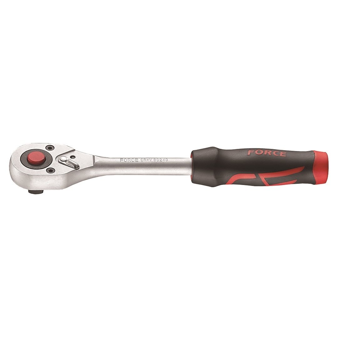 Force 1/2"DR. QR thin pear ratchet handle 24teeth 265mm