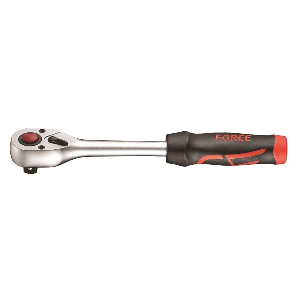 Force 1/2"DR. QR pear ratchet handle 72teeth 265mm