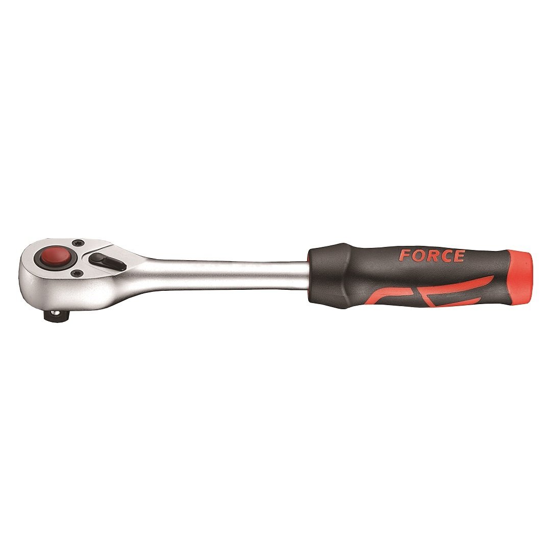 Force 1/2"DR. QR pear ratchet handle 72teeth 265mm