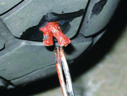 Force T-handle Disclosed Tyre Repair Tool Set
