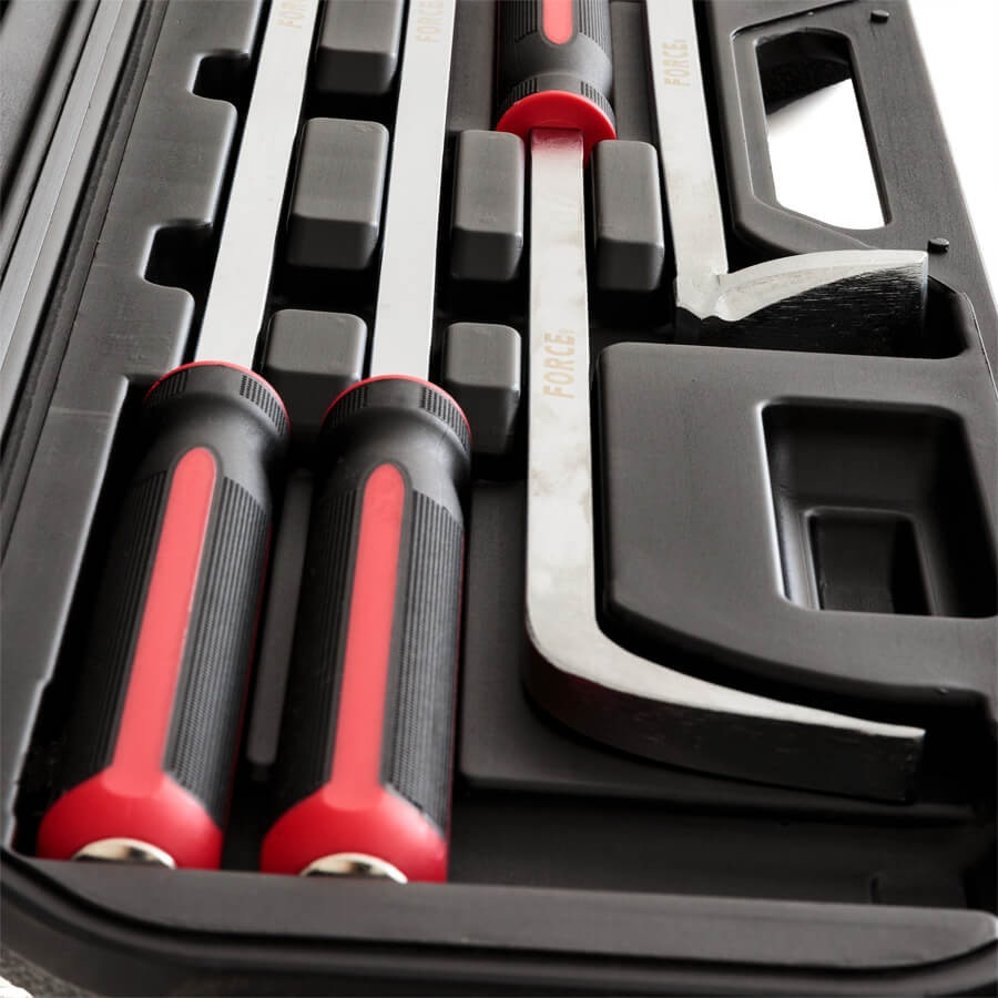 Force 4pc Jumbo heavy duty pry bar set
