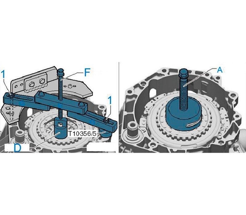 Force DSG Clutch Removal Kit VAG