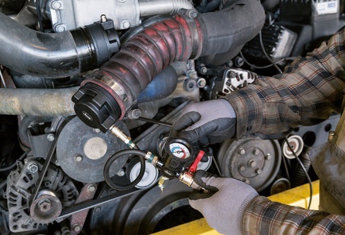 Force Turbo System Leakage Tester for Commercial Vehicles
