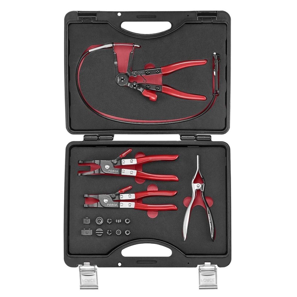 Force Hose Clamp Pliers Kit (interchangeable)