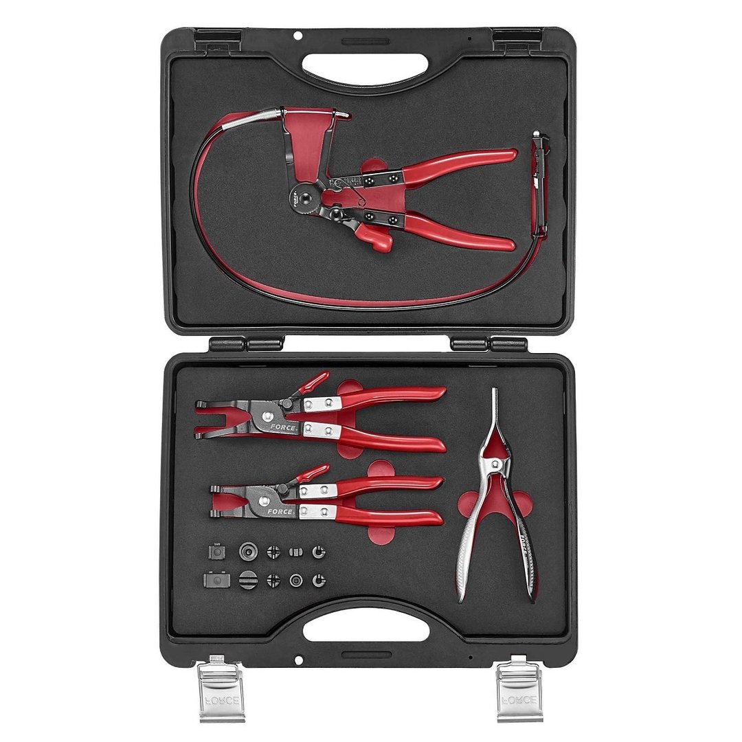 Force Hose Clamp Pliers Kit (interchangeable)