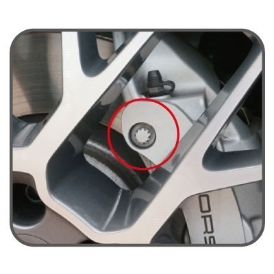 Force Brake Caliper Pad Screw Socket Audi & Porsche