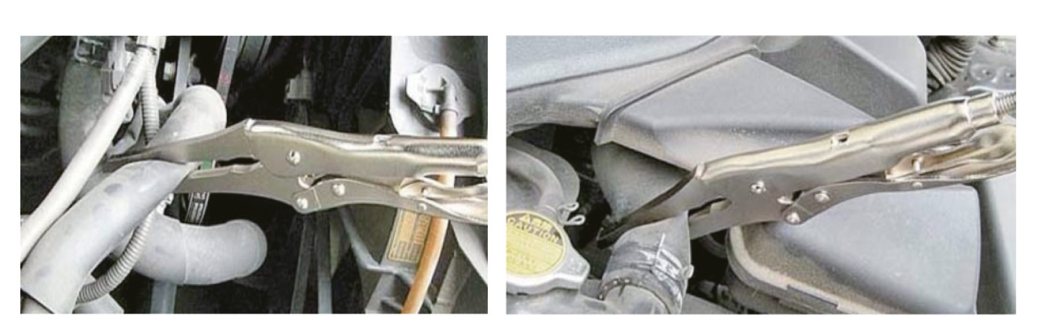 Force Locking pinch-off pliers