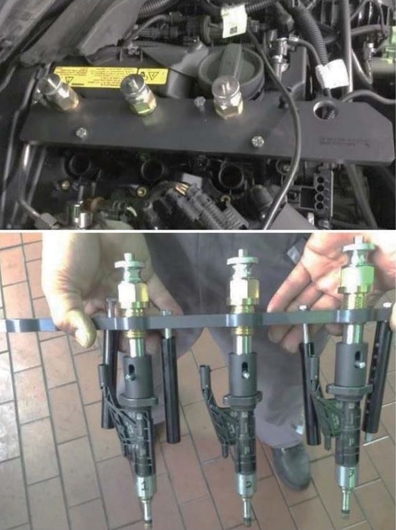 Force Fuel injector remover/installer for BMW B36, B38, B48