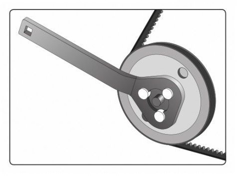 Force Belt Pulley Reaction Wrench VAG