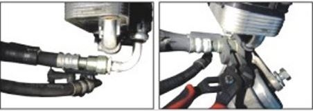 Force Oil Cooler Line Pliers BMW