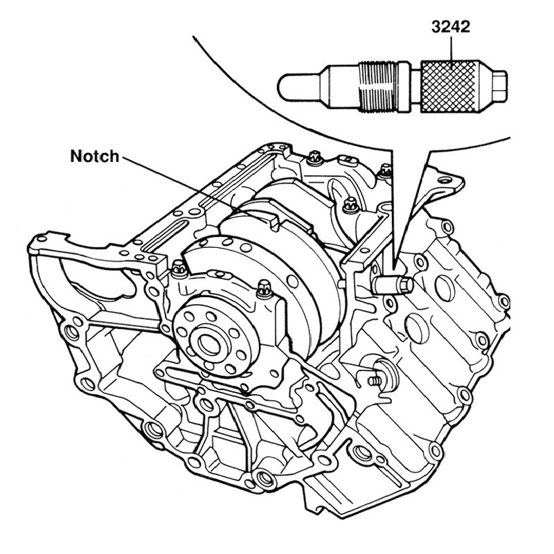Force Audi V6 Crankshaft Locking Pin