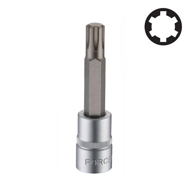 Force 3/8" Ribe socket bit (90mmL)