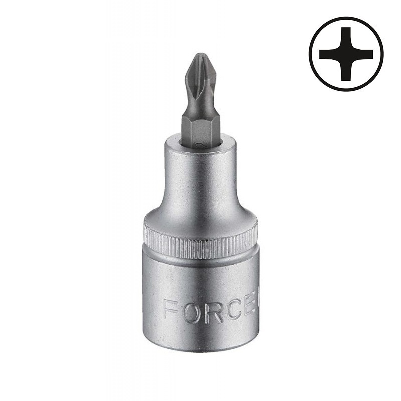 Force 1/2" Phillips socket bit (55mmL)